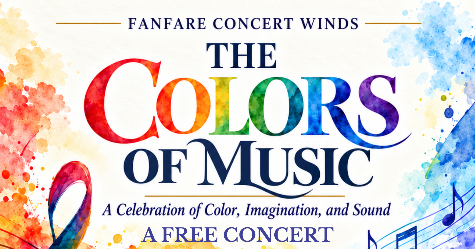 Fanfare Concert Winds presents - The Colors of Music.